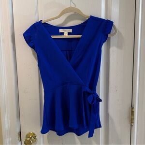 Blue Monteau Los Angeles Blouse Top